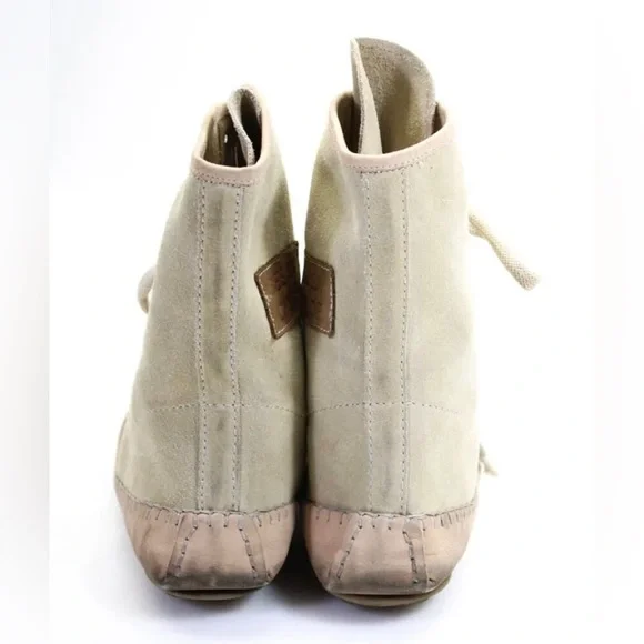 See by CHLOE Tan/Taupe Suede Hightops/ Sneakers/Booties- Awesome- size 6 - EU 36 - Picture 3 of 5